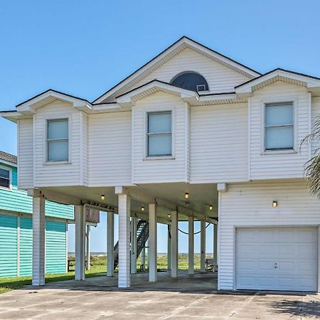 Oceanfront Galveston Home - Walk To Beach! Εξωτερικό φωτογραφία