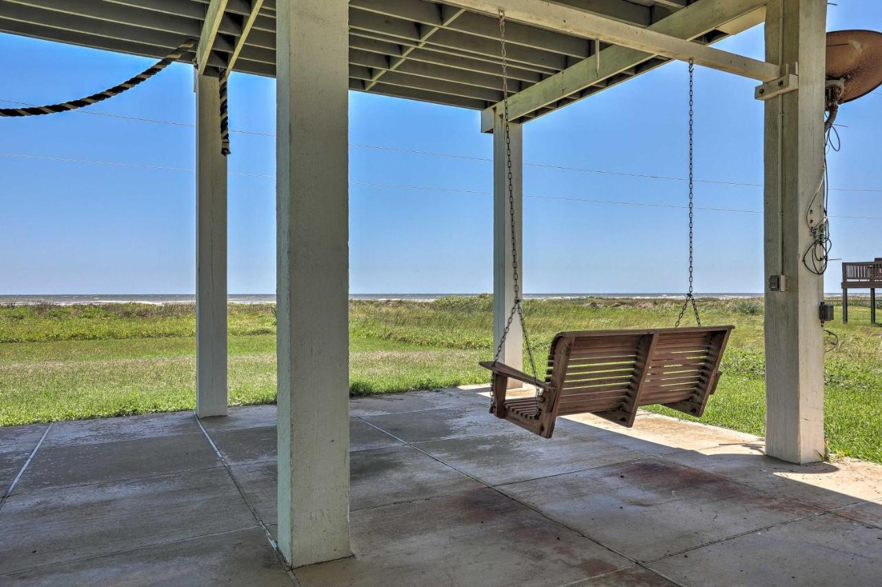 Oceanfront Galveston Home - Walk To Beach! Εξωτερικό φωτογραφία